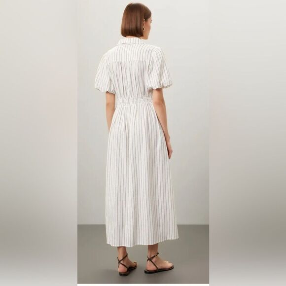 Derek Lam 10 Crosby Knot Waist Shirt Dress Size 48 XL - Picture 3 of 11